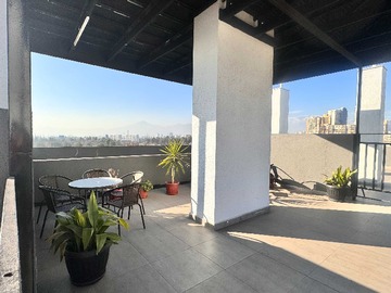 Departamento en arriendo mensual en 1D 1B Moderno amoblado, Vista Despejada (176587), Santiago - 1 dormitorio, 1 baño