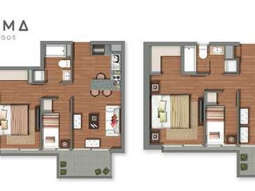 Departamento en venta en 2D, 1B oportunidad de Inversión (125258), La Florida - 2 dormitorios, 1 baño