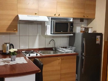 Departamento en arriendo mensual en Dpto 1D 1B A Pasos Del Metro Moneda! (176992), Santiago - 1 dormitorio, 1 baño
