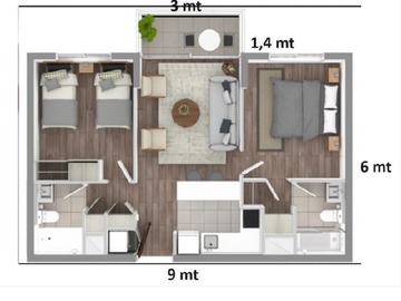 Departamento en venta en Inés de suárez 7858, La Florida - 2 dormitorios, 2 baños