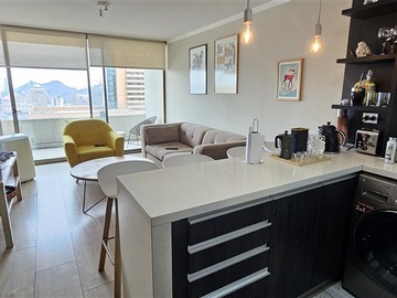 Departamento en arriendo mensual en Av Kennedy con Manquehue, Las Condes - 1 dormitorio, 1 baño