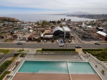 Departamento en arriendo mensual en Depto vista al mar/estilo mariposa (176312), Viña del Mar - 2 dormitorios, 2 baños