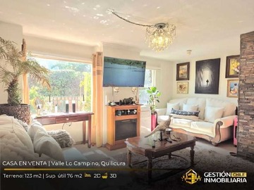 Casa en venta en Venta de Casa En Valle Lo Campino, Quilicura (143172), Quilicura - 2 dormitorios, 3 baños