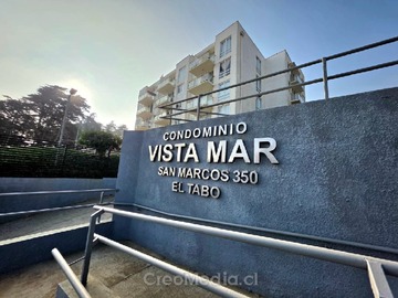 Departamento en venta en Condominio vista mar, El Tabo - 3 dormitorios, 1 baño