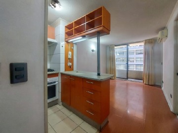 Departamento en arriendo mensual en Metro santa ana - santiago, Santiago - 1 dormitorio, 1 baño