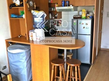 Departamento en venta en Santo Domingo - Teatinos, Santiago - 1 dormitorio, 1 baño