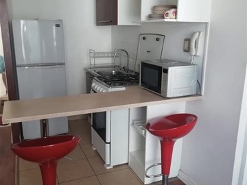 Departamento en arriendo mensual en Nueva Andres Bello, Independencia - 1 dormitorio, 1 baño