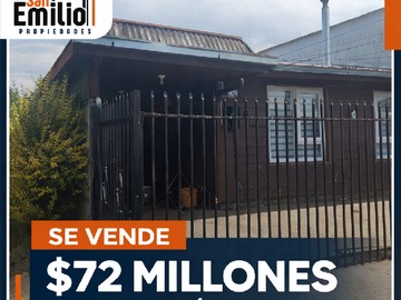 Casa en venta en Río quepe, Temuco - 3 dormitorios, 1 baño
