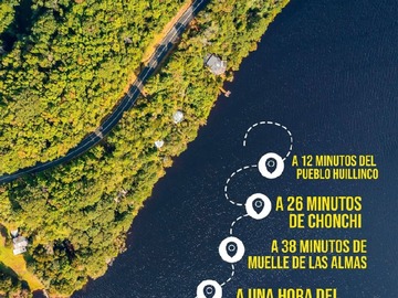 Parcela en venta en Oportunidad de inversión en chiloé, parcelas lago huillinco, Chonchi