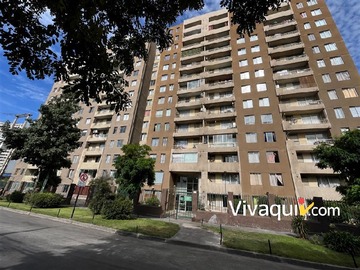 Departamento en venta en A pocas cuadras de estacion San Alberto Hurtado, Estación Central - 3 dormitorios, 2 baños