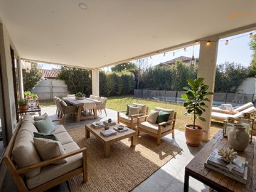 Casa en arriendo mensual en Santa Filomena 12605, Colina - 3 dormitorios, 2 baños