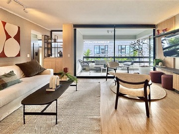 Departamento en venta en Isidora Goyenechea / Carmencita, Las Condes - 3 dormitorios, 2 baños