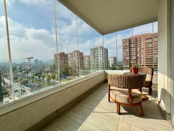 Departamento en arriendo mensual en Kennedy, geronimo de alderete, Vitacura - 2 dormitorios, 2 baños