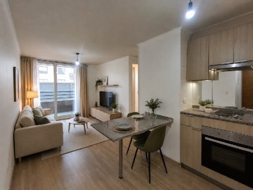 Departamento en arriendo mensual en Disponibilidad inmediata, San Miguel - 2 dormitorios, 1 baño