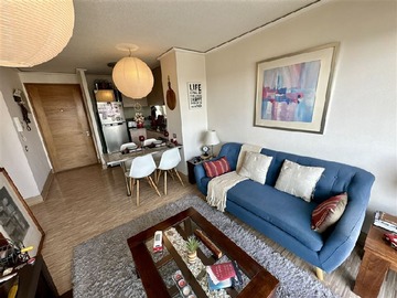 Departamento en arriendo mensual en avenida macul 3700, Macul - 2 dormitorios, 1 baño