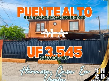 Casa en venta en Apóstol Lucas 2877, Puente Alto, Chile, Puente Alto - 4 dormitorios, 2 baños