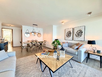 Departamento en venta en Las perlas norte concon, Viña del Mar - 3 dormitorios, 2 baños