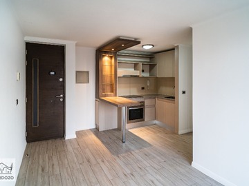 Departamento en arriendo mensual en San Ignacio, Santiago - 2 dormitorios, 1 baño
