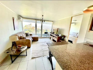 Departamento en arriendo mensual en Plaza baquedano, Providencia - 2 dormitorios, 2 baños