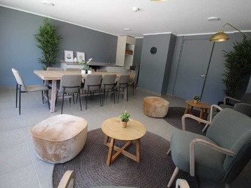 Departamento en arriendo mensual en Edificio Vista Plaza (180670), La Cisterna - 1 dormitorio, 1 baño
