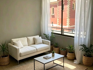 Departamento en arriendo mensual en Arriendo Studio calle Merced (158074), Santiago - 1 baño