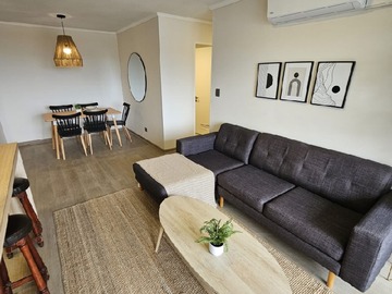 Departamento en arriendo mensual en Arrendamos departamento nuevo amoblado cond. Altos de lircay, Talca - 3 dormitorios, 2 baños
