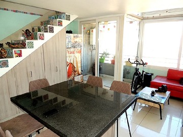 Departamento en venta en Exclusivo duplex remodelado impecable con excelente acceso, Santiago - 1 dormitorio, 1 baño