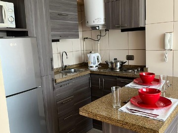 Departamento en arriendo mensual en Catedral 2165, Santiago - 1 dormitorio, 1 baño