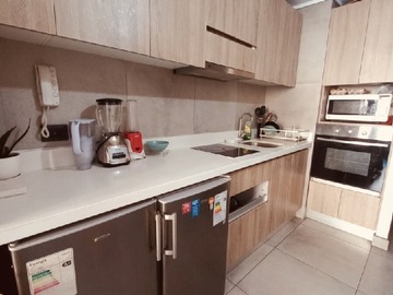 Departamento en arriendo mensual en Metro bustamante, Santiago - 1 dormitorio, 1 baño