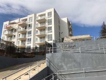 Departamento en arriendo mensual en Condominio Vista Mar, El Tabo - 3 dormitorios, 1 baño