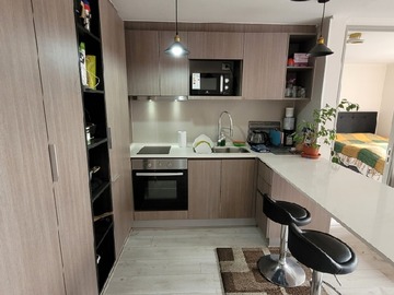 Departamento en venta en 46m2 seminuevo 1 dorm 1 baño plaza egaña, Ñuñoa - 1 dormitorio, 1 baño