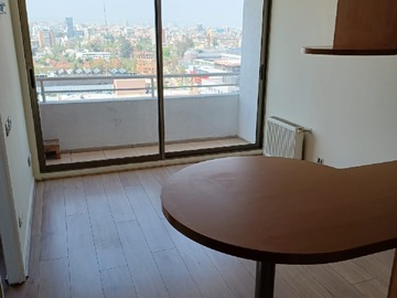Departamento en arriendo mensual en Luminoso Depto a Pasos Metro Salvador con Estacionamiento - 1 dormitorio, 1 baño