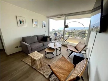 Departamento en venta en Venta de departamento en papudo, pasos de la playa, Papudo - 2 dormitorios, 2 baños