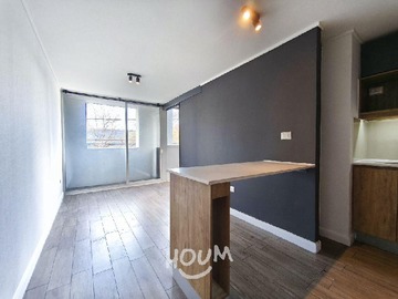 Departamento en arriendo mensual en Coronel Godoy, Estación Central - 1 dormitorio, 1 baño