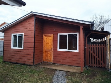 Casa en arriendo mensual en Cabaña en villa el portal a 5 min de labranza, Temuco - 2 dormitorios, 1 baño