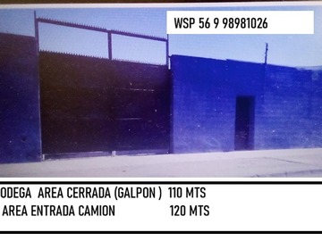 Bodega en arriendo mensual en Arriendo Bodega Renca