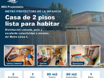 Casa en venta en Casa Tal Tal 894, Puente Alto - 3 dormitorios, 1 baño