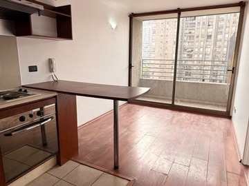 Departamento en arriendo mensual en San isidro con marin, Santiago - 1 dormitorio, 1 baño