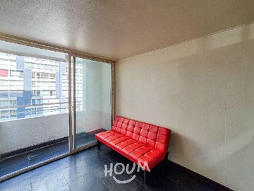 Departamento en arriendo mensual en Amunátegui, Santiago - 1 dormitorio, 1 baño