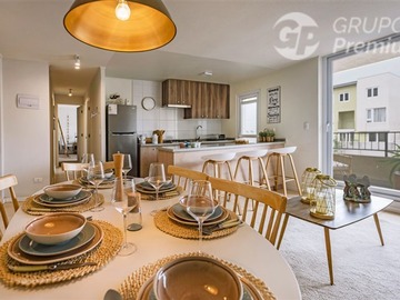 Departamento en venta en Condominio dentro del Parque Bicentenario Cerrillos, Cerrillos - 3 dormitorios, 2 baños