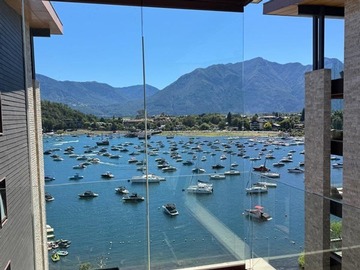 Departamento en venta en Condominio Aiwinco con playa y marina, increible vista, Pucón - 3 dormitorios, 2 baños