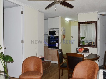 Departamento en venta en Venta depto semi-amoblado Estacion Central (170383), Estación Central - 2 dormitorios, 1 baño