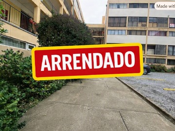 Departamento en arriendo mensual en Departamento 3 D + 2 B, + Escritorio, + Estacionamieto. - 3 dormitorios, 2 baños