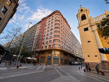 Oficina en arriendo mensual en Oficina estado esquina agustinas, Santiago - 2 dormitorios, 1 baño