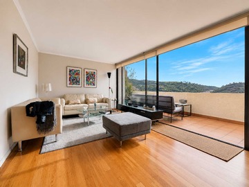 Departamento en arriendo mensual en En Vitacura - 3 dormitorios, 4 baños