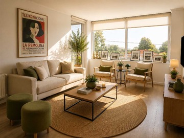 Departamento en arriendo mensual en Departamento sector Los Romeros (171044), Concón - 3 dormitorios, 2 baños