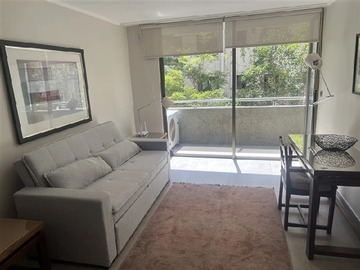 Departamento en arriendo mensual en Metro el golf, Las Condes - 1 dormitorio, 1 baño