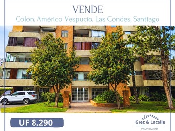 Departamento en venta en Tadeo Reyes, Las Condes - 3 dormitorios, 3 baños