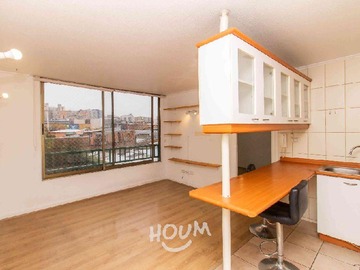 Departamento en arriendo mensual en General Baquedano, Santiago - 1 dormitorio, 1 baño