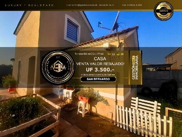 Casa en venta en Casa En Venta! Valor Rebajado!Santa Filomena (146760), San Bernardo - 3 dormitorios, 2 baños